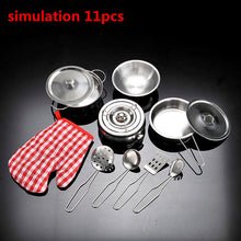Load image into Gallery viewer, 40pcs Stainless Steel Kids House Kitchen Toy Cooking Cookware Children Pretend Play Kitchen Playset - Silver Toys For Children