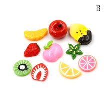 Load image into Gallery viewer, Artificial Fake Miniature Food Fruit Play DollHouse Toy Decorative Craft Kawaii DIY Embellishment Dollhouse Kitchen Accessories
