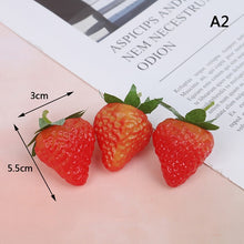 Load image into Gallery viewer, Artificial Fake Miniature Food Fruit Play DollHouse Toy Decorative Craft Kawaii DIY Embellishment Dollhouse Kitchen Accessories
