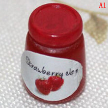 Load image into Gallery viewer, 1/2/3/4/5pcs 1:12 Accessories Miniatures Dollhouse Jams Miniature Kitchen Doll House Kitchen DIY Dollhouse Food
