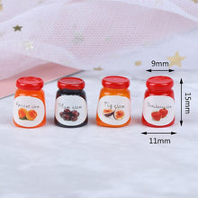 Load image into Gallery viewer, 1/2/3/4/5pcs 1:12 Accessories Miniatures Dollhouse Jams Miniature Kitchen Doll House Kitchen DIY Dollhouse Food
