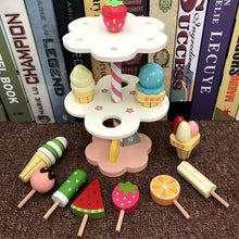 Load image into Gallery viewer, Baby Wooden Kitchen Toy Wooden Coffee machine  Machine Food Mixer for kids Pretend Play Early Learning Educational Toy
