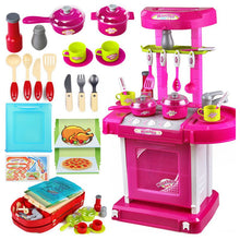 Load image into Gallery viewer, 1set Portable Electronic Children Kids Kitchen Cooking Girl Toy Cooker Play Set
