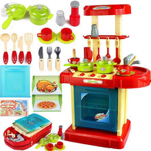 Load image into Gallery viewer, 1set Portable Electronic Children Kids Kitchen Cooking Girl Toy Cooker Play Set
