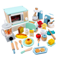 Load image into Gallery viewer, New Kids Wooden Pretend Play Sets Wooden Toys Parent-child Exchange Interest Cultivation Children&#39;s Simulation Kitchen Toy Set
